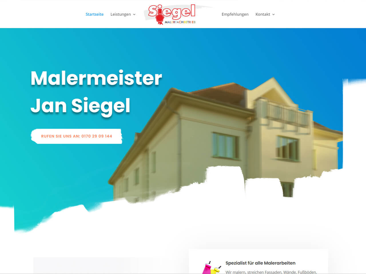 Hompage zu verkaufen