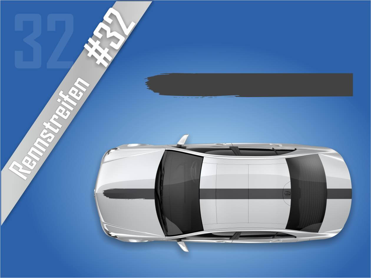 Autostreifen Rennstreifen Rallye Streifen #2132