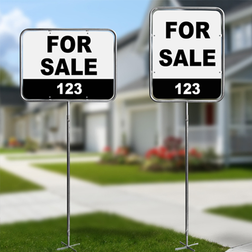 Maklerschild_Gestell_Bauschild_Werbetechnik