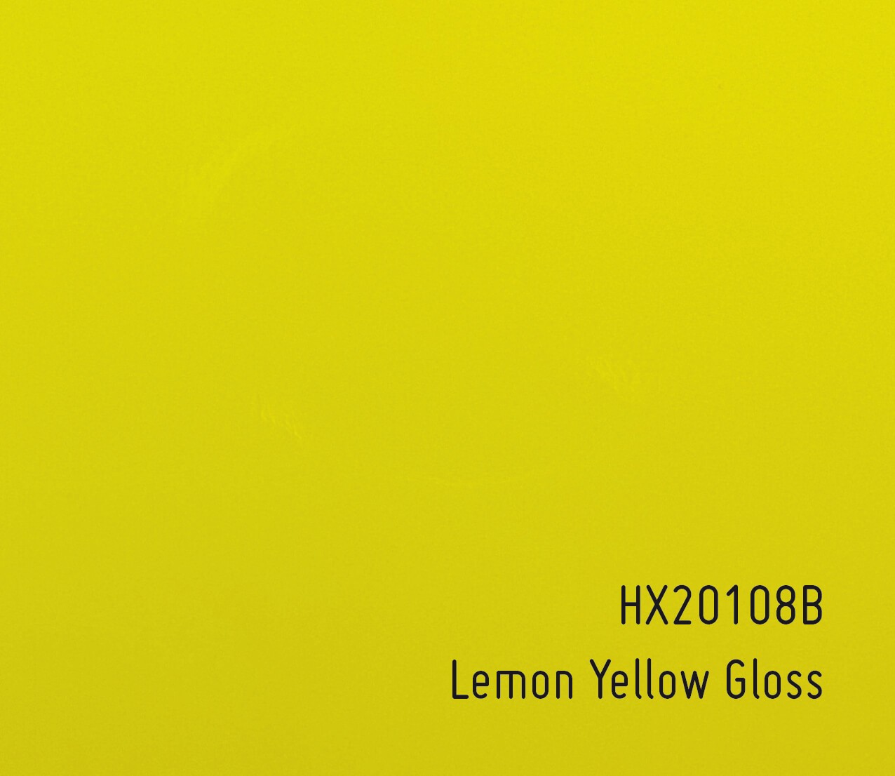 Autofolie Hexis-HX20108B - Lemon Yellow Gloss