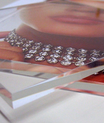 Acryl transparent 1,5 mm drucken