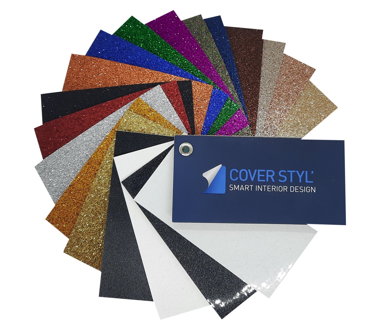 Möbelfolie GLITZER Muster